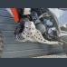 Skid plate with exhaust guard for 2T KTM, Husqvarna, Gasgas 2024-2025